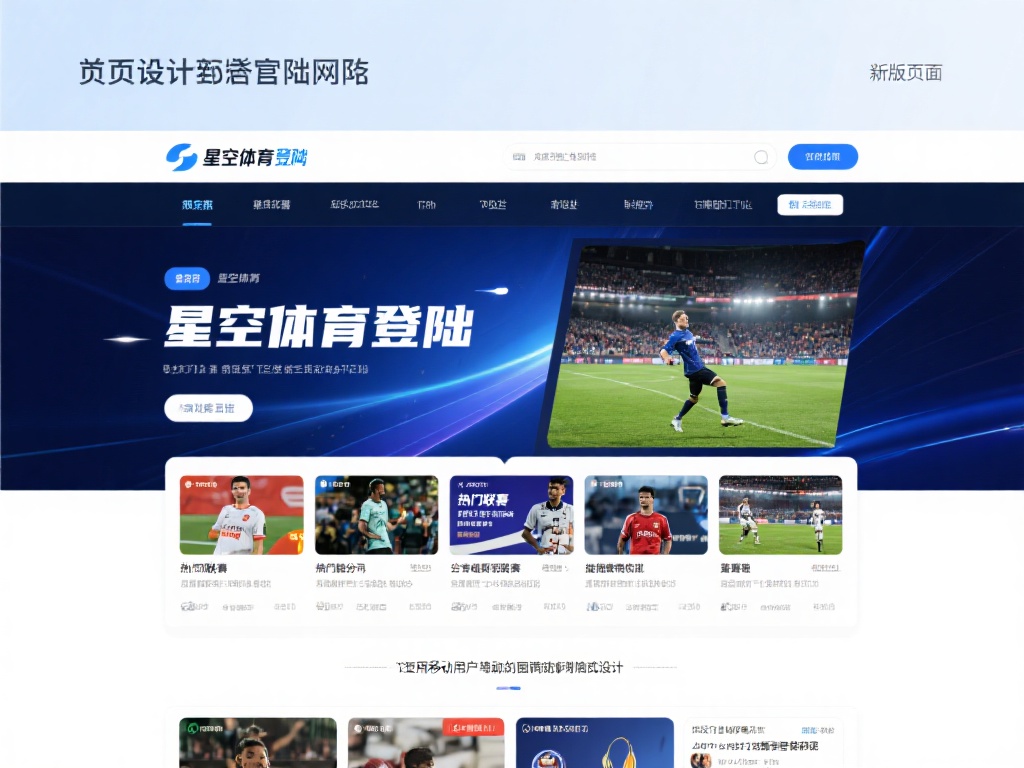 首先，星空体育登陆官网在界面设计上进行了大幅改进。